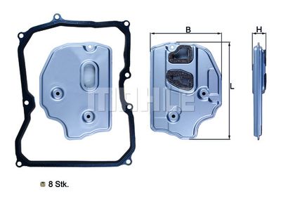 Фильтр АКПП MAHLE HX150KIT