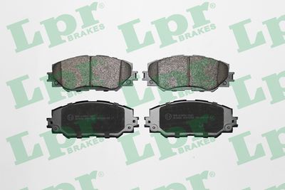 Колодки тормозные дисковые LPR 05P1258