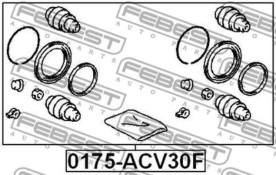 Ремкомплект суппорта тормозного переднего FEBEST 0175ACV30F