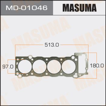 Прокладка ГБЦ Masuma MD01046
