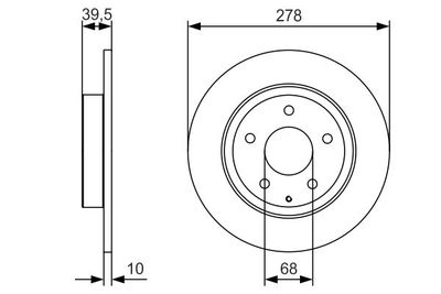 Диск тормозной BOSCH 0986479C22