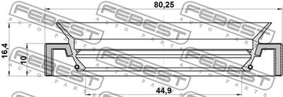 Сальник привода FEBEST 95HAY46801016C