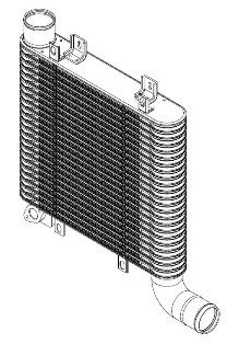 Интеркулер LUZAR LRIC0878