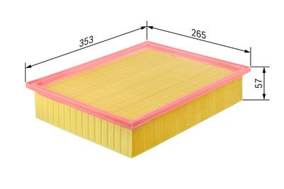 Фильтр воздушный BOSCH F026400055