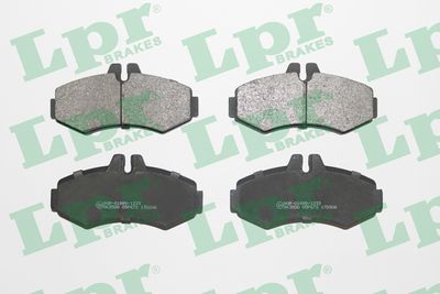 Колодки тормозные дисковые LPR 05P672