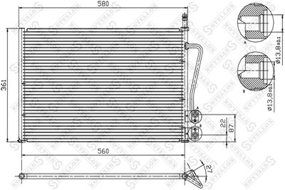 Радиатор STELLOX 1045020SX