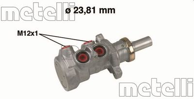 Цилиндр тормозной главный METELLI 050640