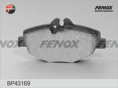 Колодки тормозные передние FENOX BP43169