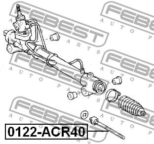 Тяга рулевая FEBEST 0122ACR40
