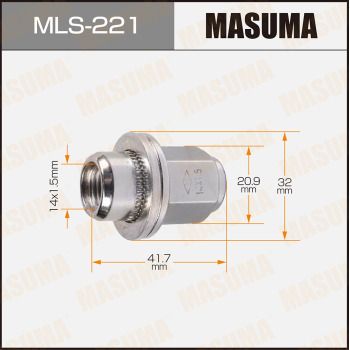 Гайка колесная Masuma MLS221