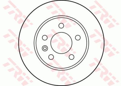 Диск тормозной передний TRW DF2797