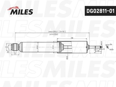 Амортизатор передний газовый PILENGA SHP2723G
