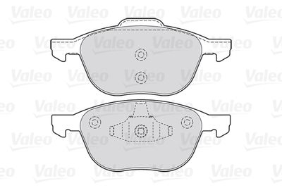 Колодки тормозные передние VALEO 301649
