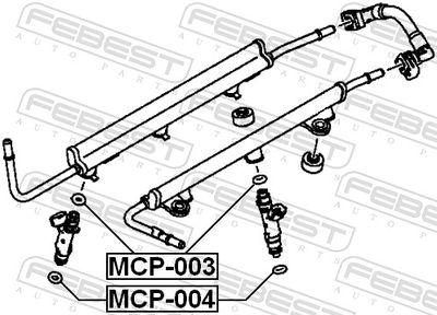 Кольцо уплотнительное MITSUBISHI 1465A308