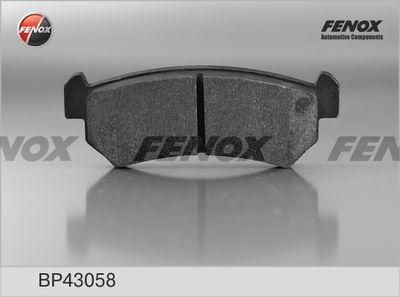 Колодки тормозные задние FENOX BP43058
