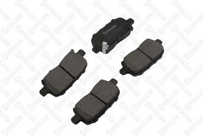 Колодки дисковые задние с антискрипными пластинами STELLOX 000548BSX