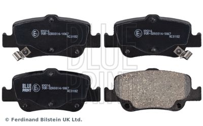 Комплект колодок для дискового тормоза Blue Print ADT342173