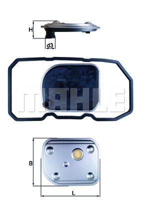 Фильтр гидравлический MAHLE HX158D