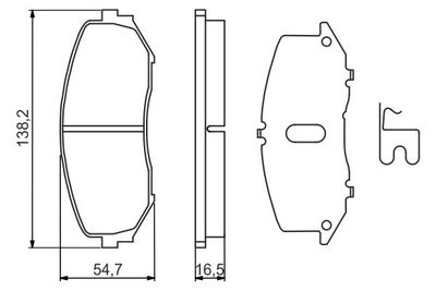 Колодки тормозные передние с антискрипной пластиной MK KASHIYAMA D9044H