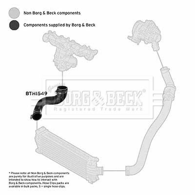 Патрубок интеркулера FORD 2033223
