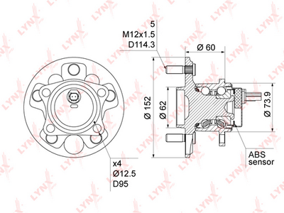 Ступица колеса GMB GH32160