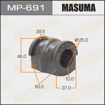 Втулка стабилизатора переднего Masuma MP691