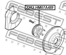 Ступица колеса Hyundai/Kia 517502J000