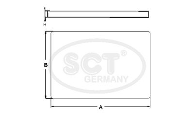 Фильтр салона угольный SCT Germany SAK260