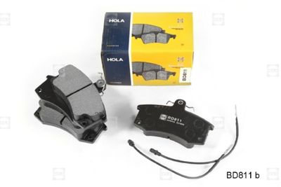 Колодки тормозные дисковые HOLA BD811