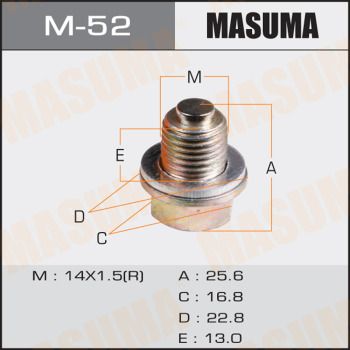 Пробка поддона Masuma M52