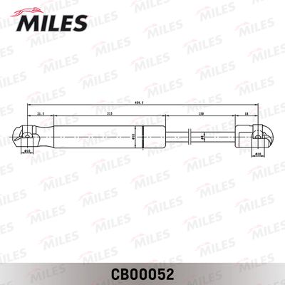 Амортизатор багажника Miles CB00052