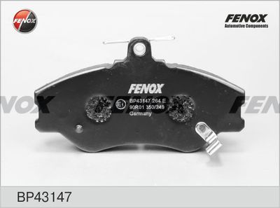 Колодки тормозные дисковые FENOX BP43147