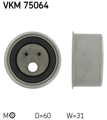 Ролик натяжителя SKF VKM75064