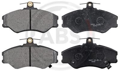 Колодки тормозные дисковые передние BESER 36871