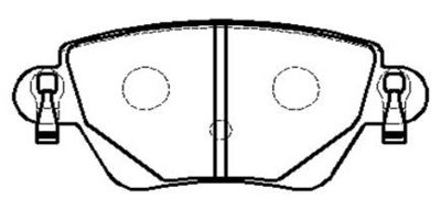 Колодки тормозные дисковые HSB HP9507