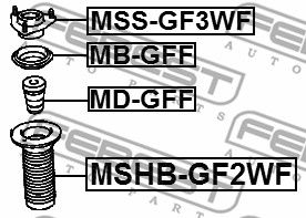 Подшипник передней опоры амортизатора MITSUBISHI 4060A418