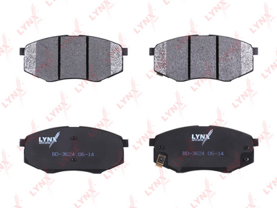 Колодки тормозные передние LYNXauto BD3624