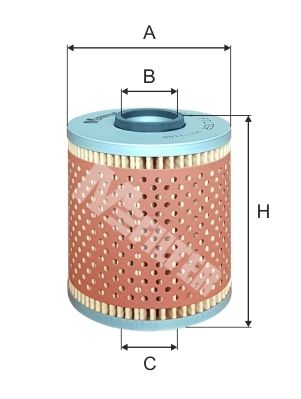 Фильтр масляный M-Filter TE603