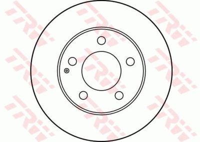 Диск тормозной передний TRW DF2704