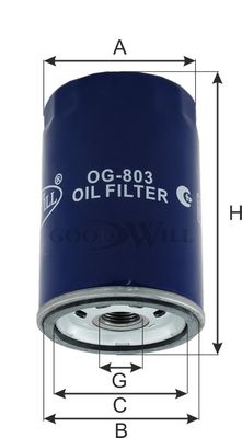 Фильтр масляный BIG FILTER GB1086