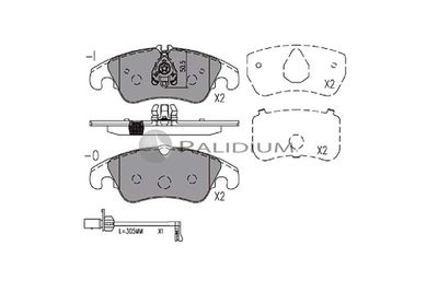 Колодки тормозные передние VAG 4GD698151C