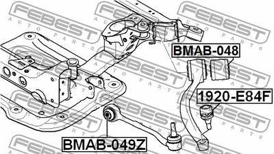 Опора шаровая FEBEST 1920E84F