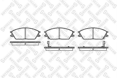 Колодки тормозные дисковые передние STELLOX 235002SX