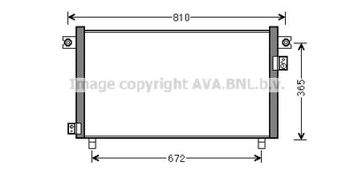 Радиатор кондиционера AVA DN5330