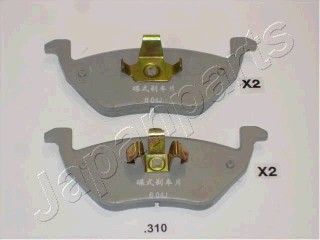 Колодки тормозные дисковые JAPANPARTS PP310AF