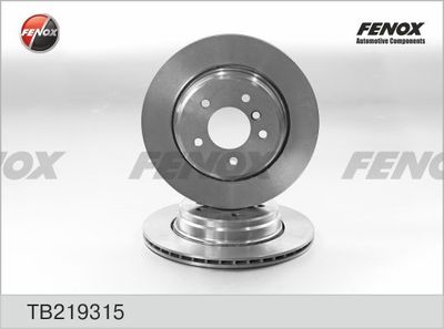 Диск тормозной FENOX TB219315