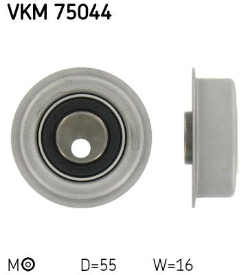 Ролик натяжителя ремня ГРМ SKF VKM75044