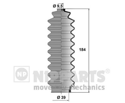 Ремкомплект пыльника рулевой рейки NIPPARTS J2844001