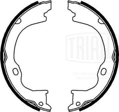 Колодки стояночного тормоза TRIALLI GF4635