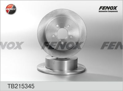 Диск тормозной задний FENOX TB215345